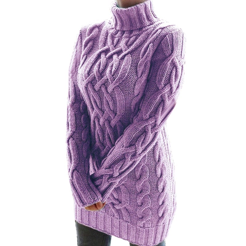 Birgitein | Pull long élégant pour femmes