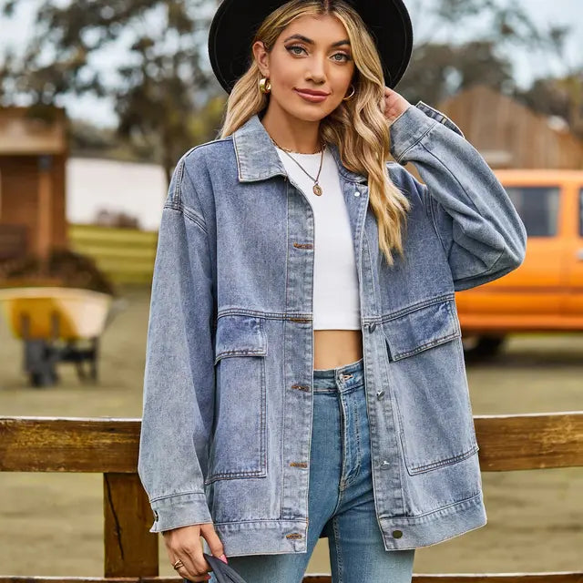Veste denim intemporelle pour femme - Helen