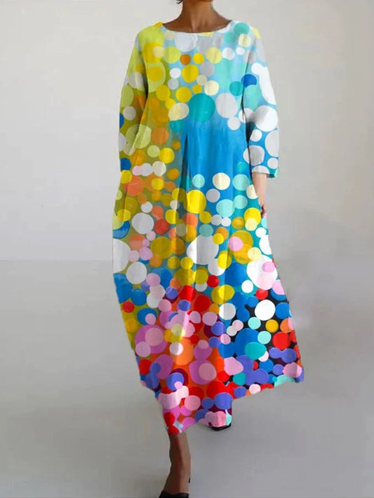 Sally - Robe décontractée à imprimé floral pour femmes