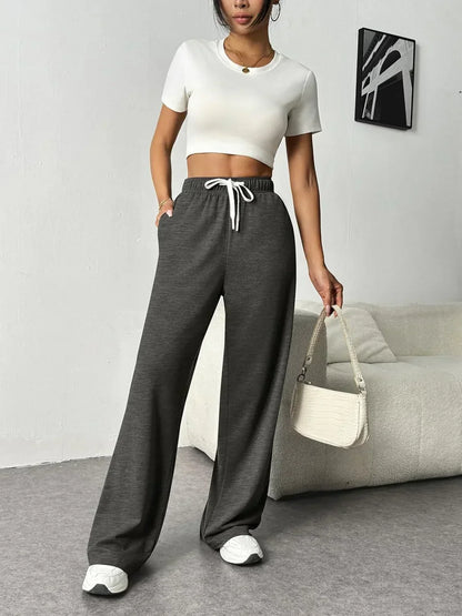 Amélie - Pantalon Large Élégant pour l'Automne et l'Hiver pour Femme