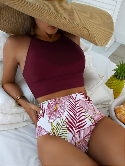 Justina® | Haut de bikini à fermeture haute avec cordon de serrage