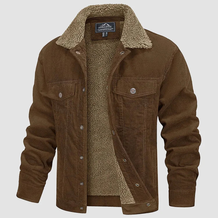 Peter - veste en velours côtelé pour hommes