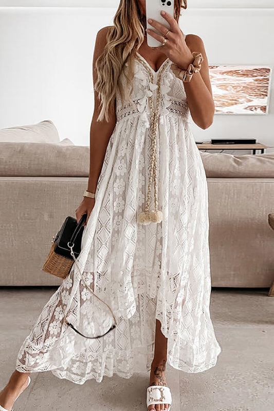 Carmen® | Robe midi brodée avec volants