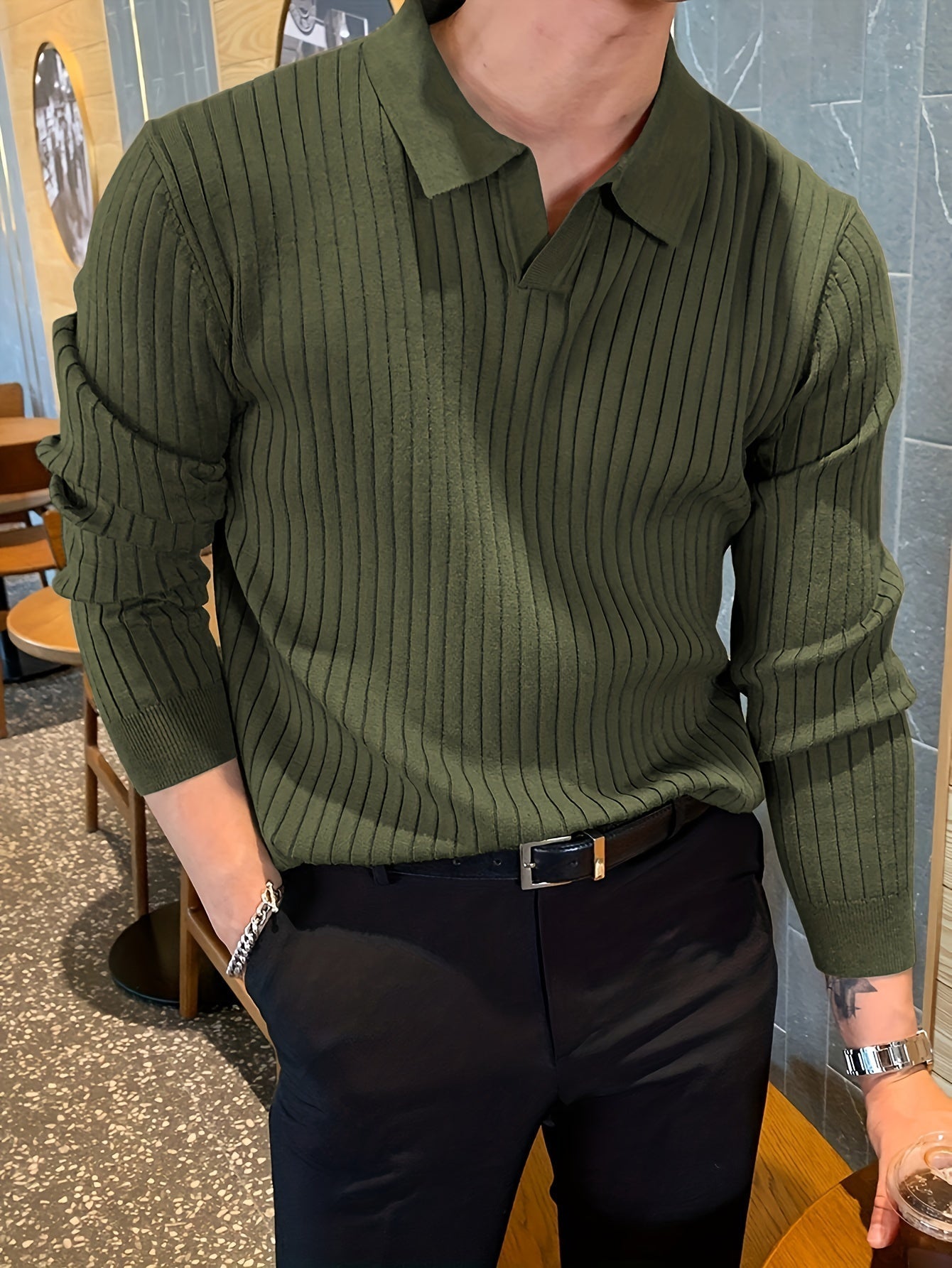 Mauro | Polo à manches longues tendance