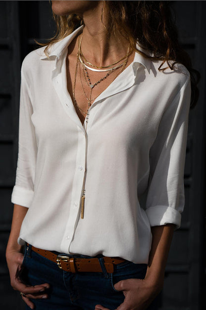 Trevori™ | Chemise Élégante à Boutons pour un Style Professionnel
