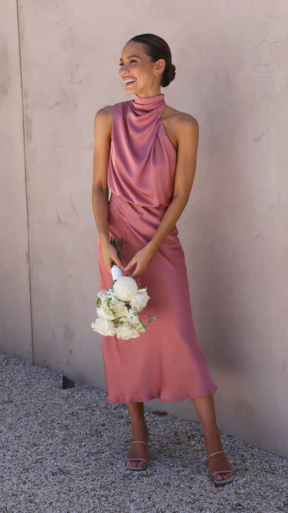 Belle - Robe longue brillante