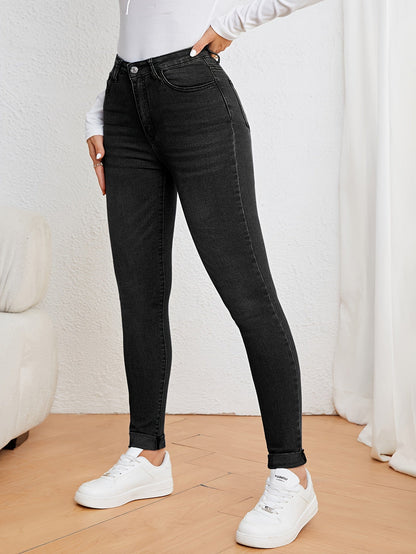 Mila | Jean slim taille haute pour femme