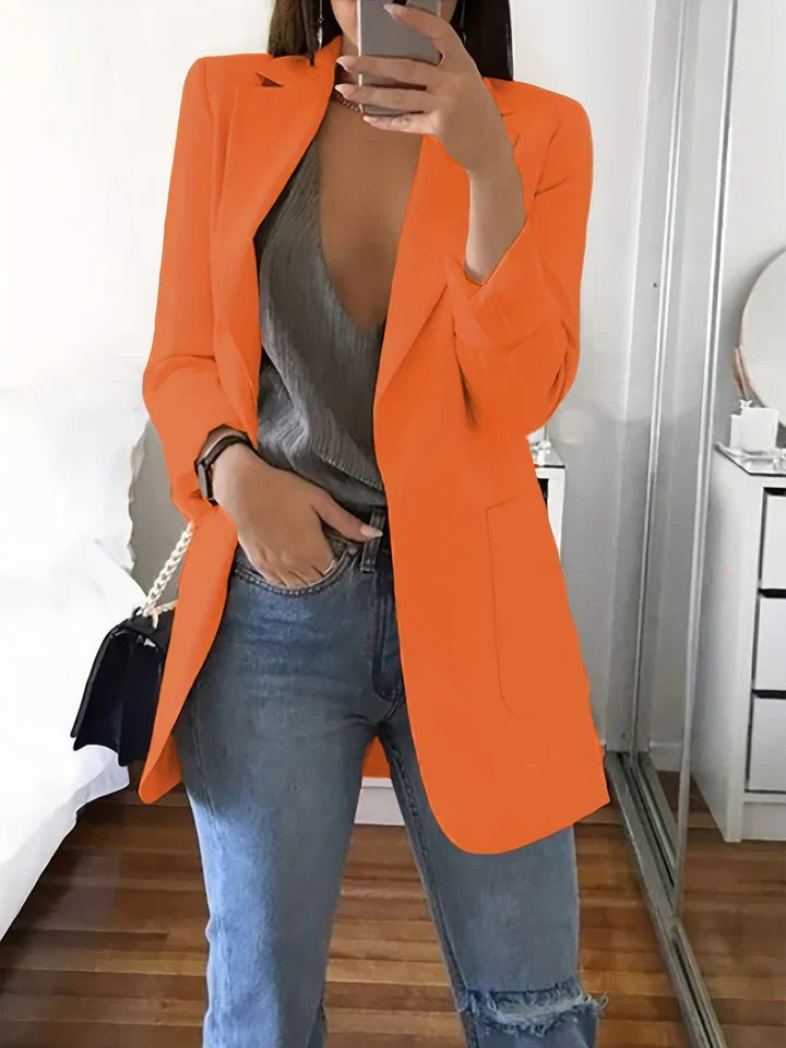 Blazer lyre décontracté grande taille