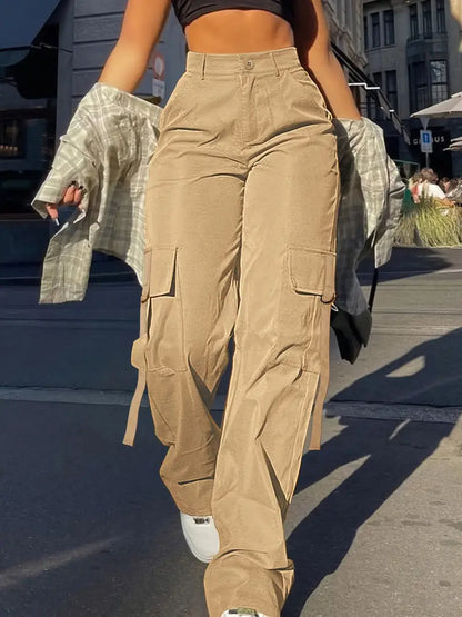 Tara - Pantalon cargo uni pour femme