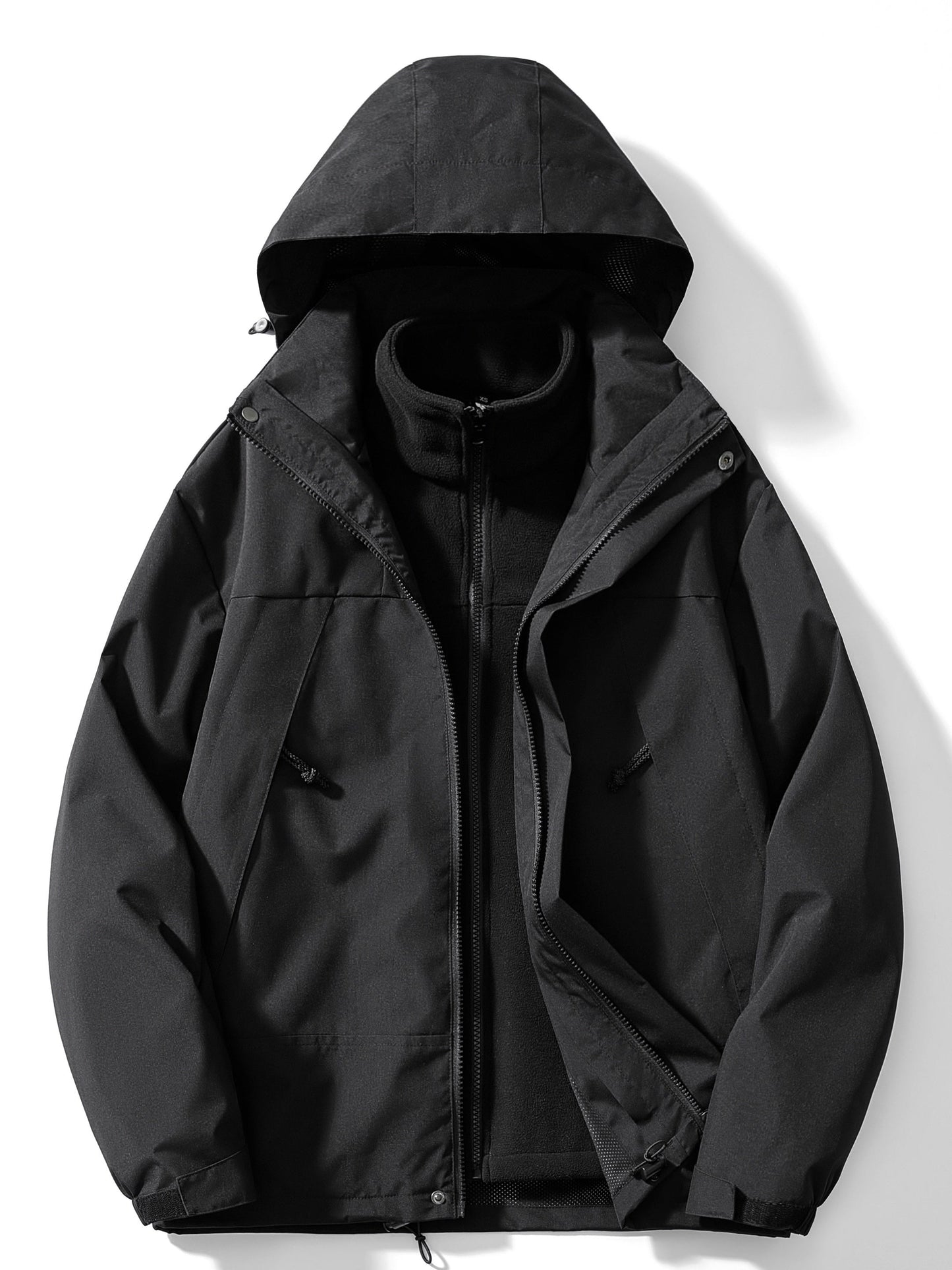 Zélie | Veste d'hiver polaire 3 en 1 avec capuche