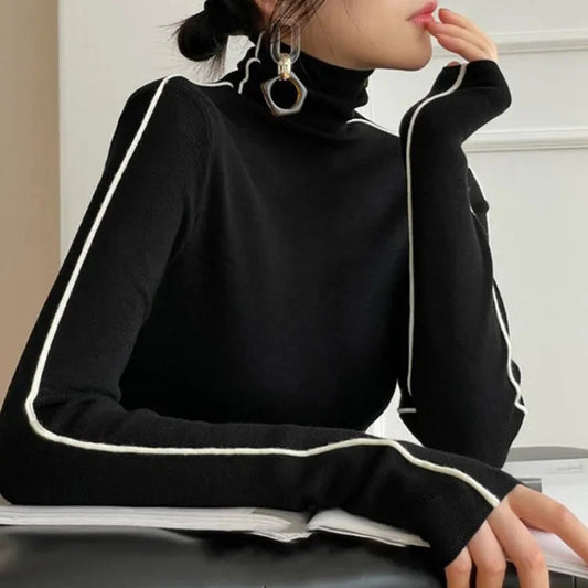 Ulyana Sweater | Pull à col roulé en tricot pour femmes