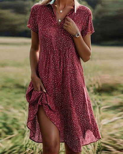Vyra | Robe en pointillé