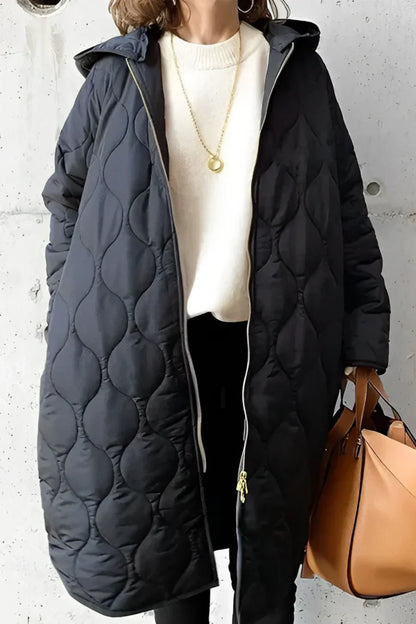 Danielle | Parka Femme à Motifs avec Capuche Chic et Confortable