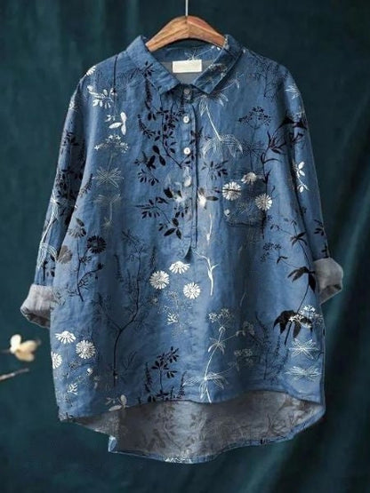 Lorventis™ | Blouse Florale Élégante et Polyvalente
