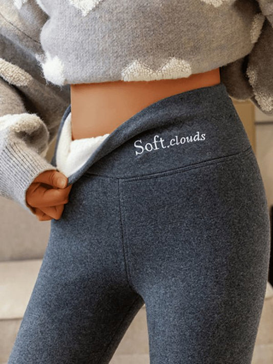 Sereni - Leggings molletonnés taille haute
