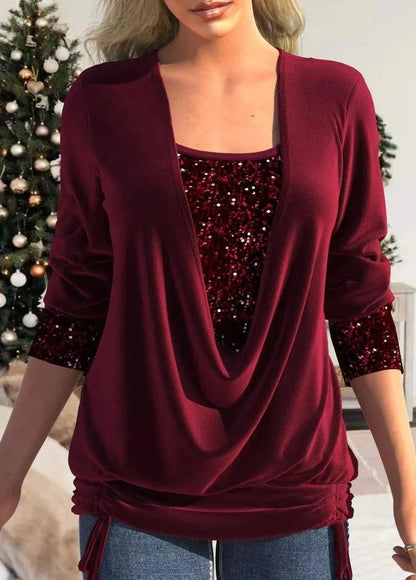 Chemisier - Collection Glamour - Détails chatoyants - Parfait pour les événements formels et décontractés
