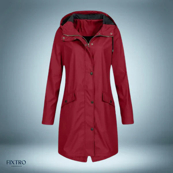 Aquaseh - parka de pluie en bleu