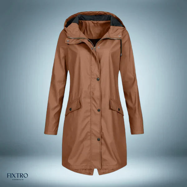 Aquaseh - parka de pluie en bleu