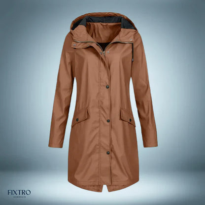 Aquaseh - parka de pluie en bleu