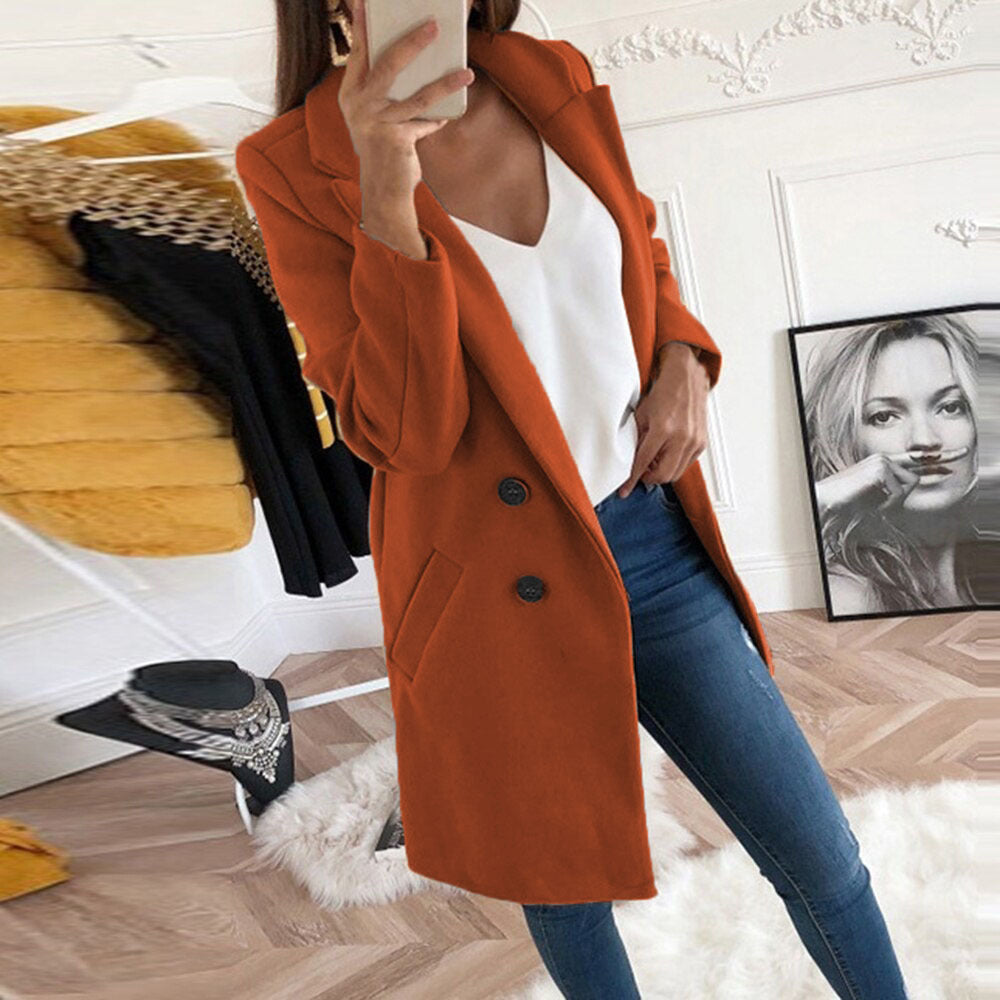Trine - Veste longue chaude et confortable
