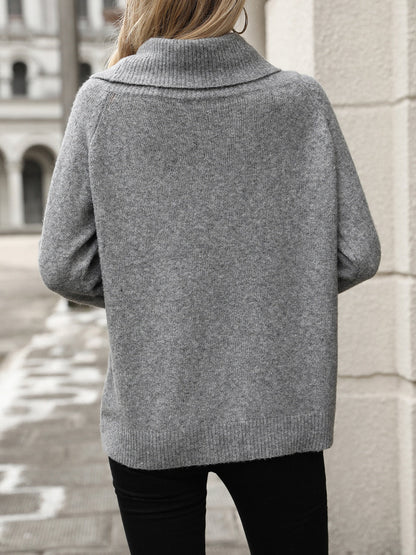 Zenna Sweater | Pull à col roulé décontracté