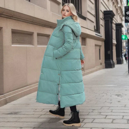 Veste d'hiver longue pour femme