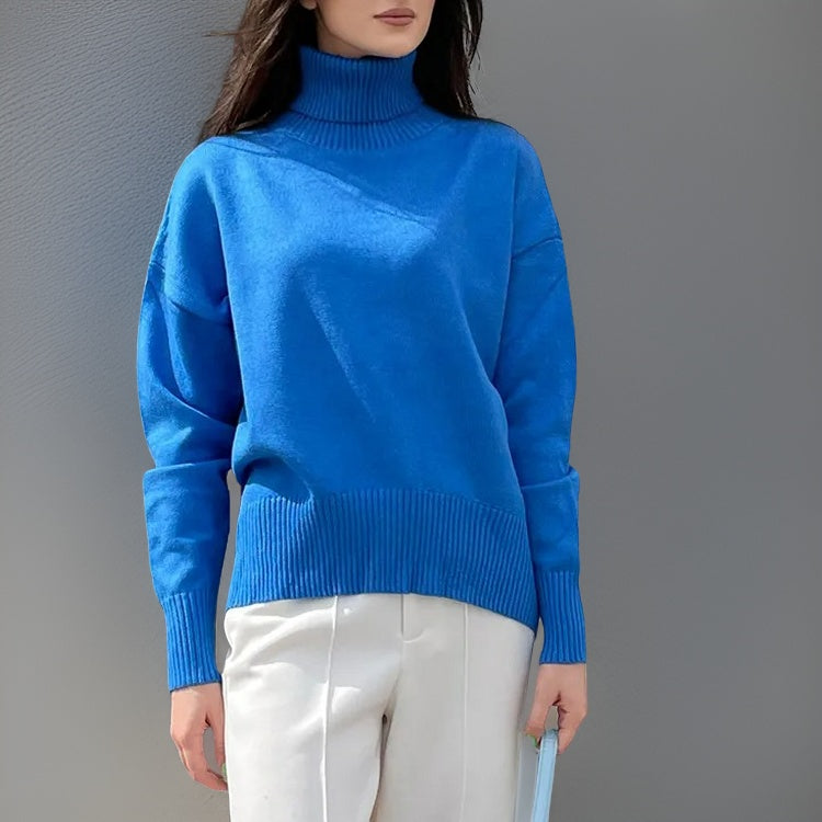 Danissa Pull à col roulé en tricot