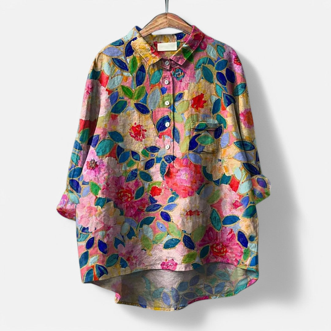 Breo™ | Blouse Tendance avec Imprimé Artistique Coloré