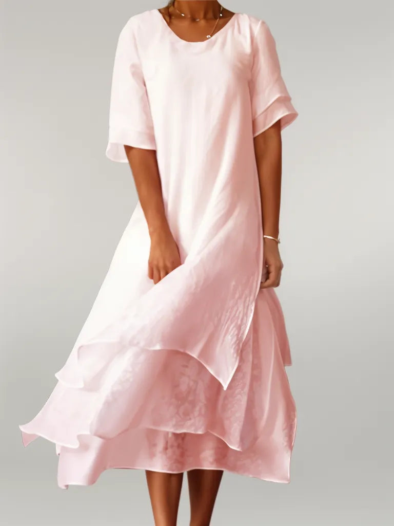 robe longue monochrome