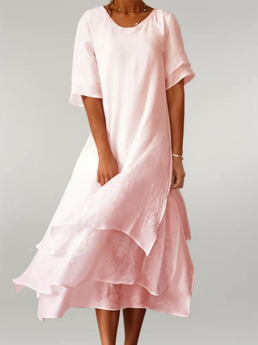 robe longue monochrome
