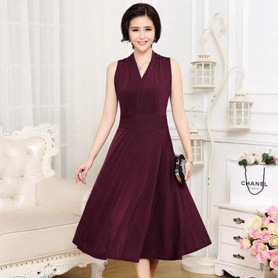 Gretta - Robe sans manches grande taille pour femmes