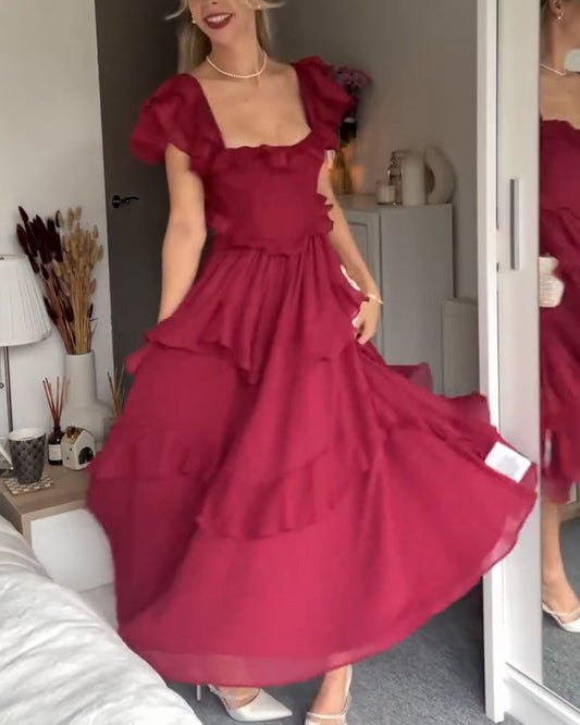 Robe à volants
