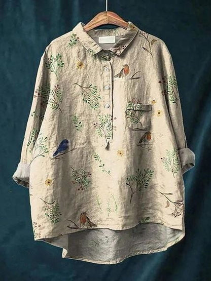 Lorventis™ | Blouse Florale Élégante et Polyvalente