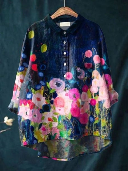 Lorventis™ | Blouse Florale Élégante et Polyvalente