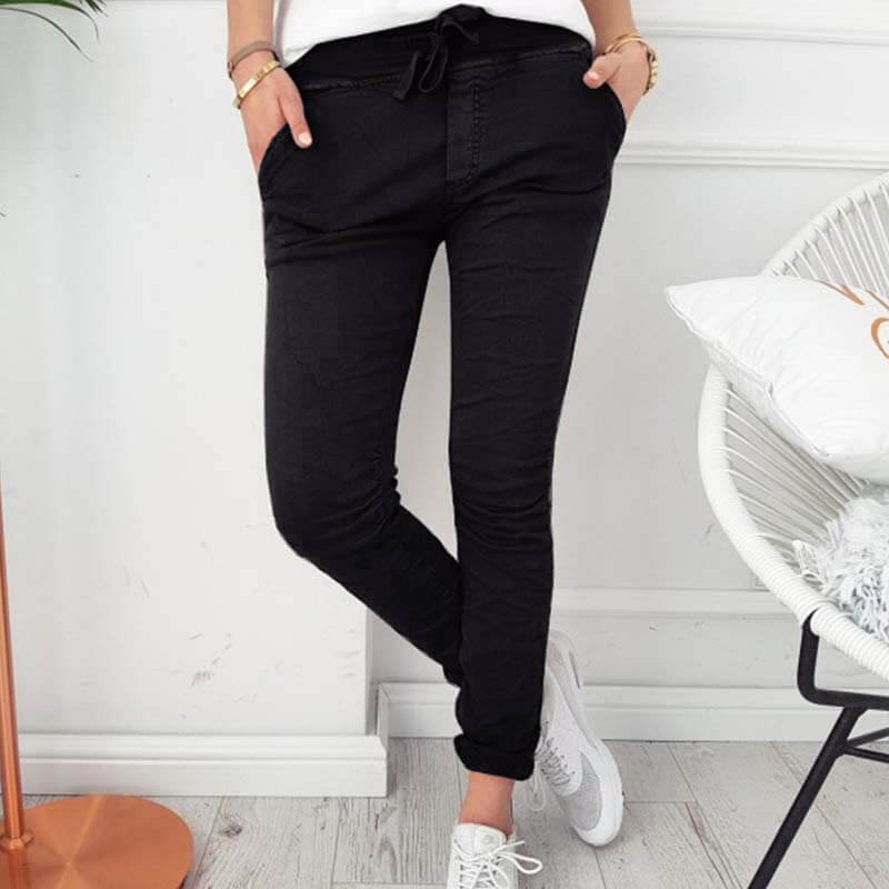 Nadine - Pantalon Décontracté Léger avec Taille Élastique pour Femmes