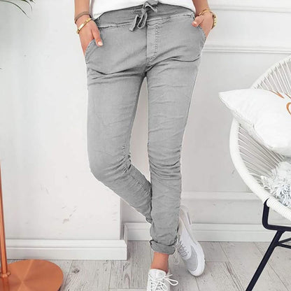 Nadine - Pantalon Décontracté Léger avec Taille Élastique pour Femmes