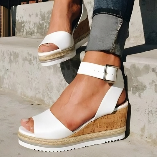 Zoe® | Sandales élégantes à talon compensé