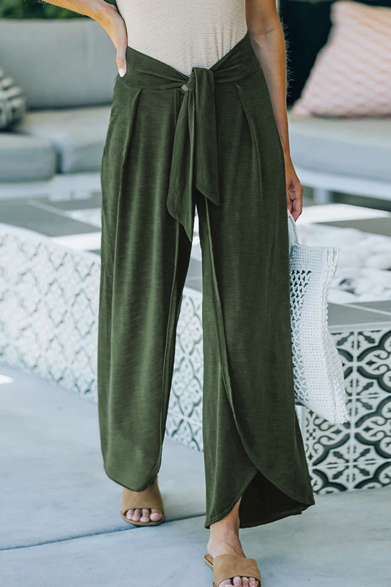 Casual solid make old frenulum loose wide leg plain colour short (5 couleurs)