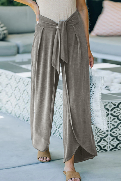 Casual solid make old frenulum loose wide leg plain colour short (5 couleurs)