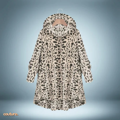 Veste Teddy - avec boutons et capuche