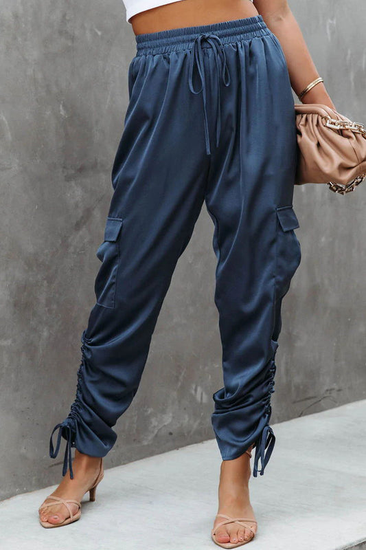 Casual pantalon ample Harlan de couleur unie (3 couleurs)