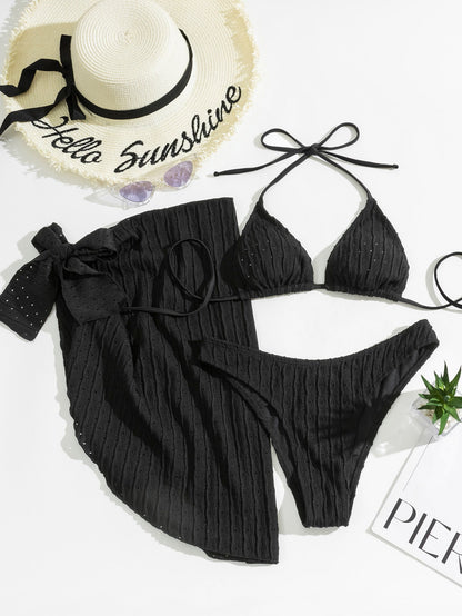 Adela® | Maillot triangle et jupon (3 pièces)