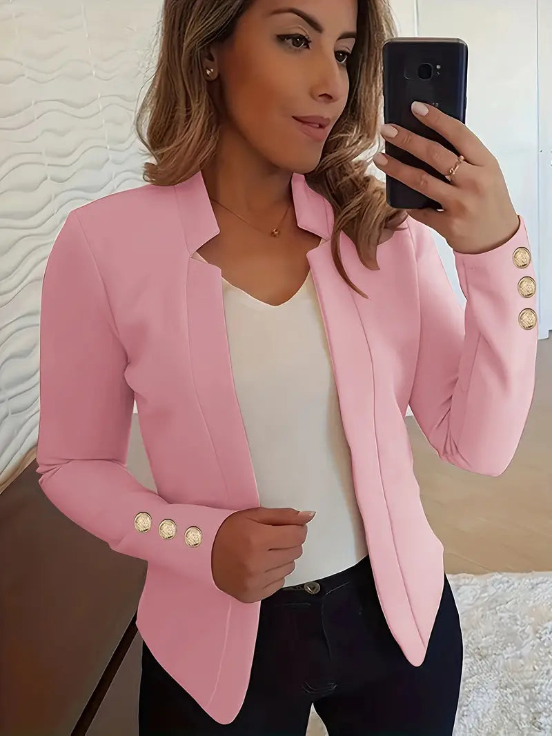 Emma - Blazer à manches longues ouvert sur le devant pour le printemps