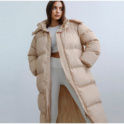 - veste d'hiver longue matelassée