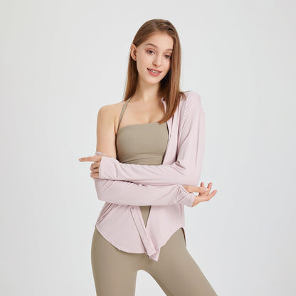 Yelos - Blouse d'entraînement à manches longues à la mode pour les femmes