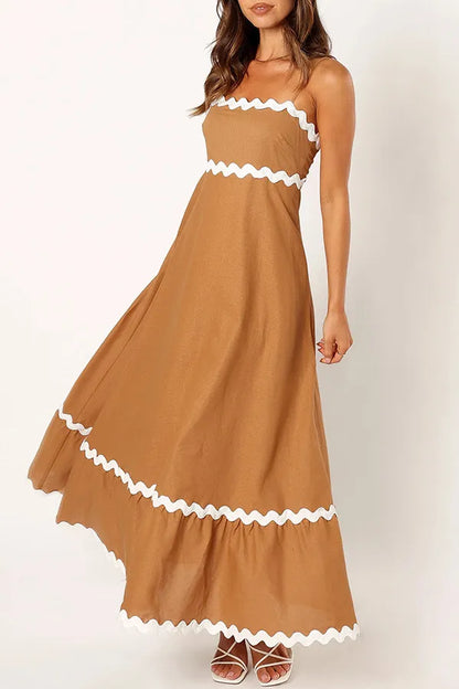 Robe bustier avec fermeture éclair