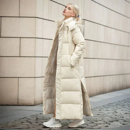 Veste d'hiver longue pour femme