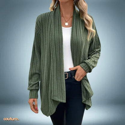 Unique - veste en tricot vert