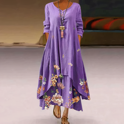 Eloria - Robe élégante en coton