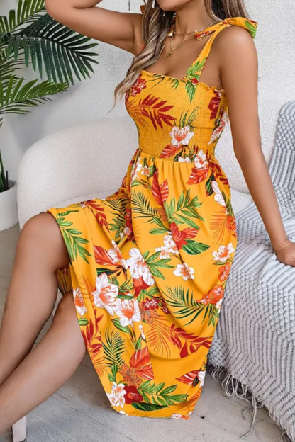 Isabelle | Robe corset fleurie pour femme
